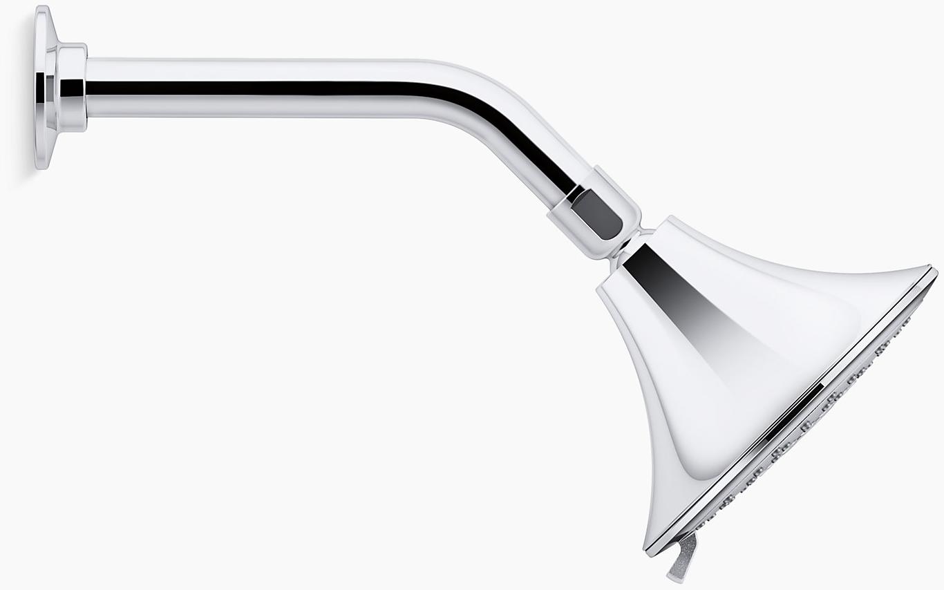 KOHLER Многофункциональная насадка для душа Forté 2,5 галлона в минуту с технологией всасывания воздуха Katalyst K-22169-AF  - Вид №3