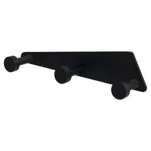 Вешалка Swensa Rapid SWR-9000-10, металл, 3 крючка, цвет черный