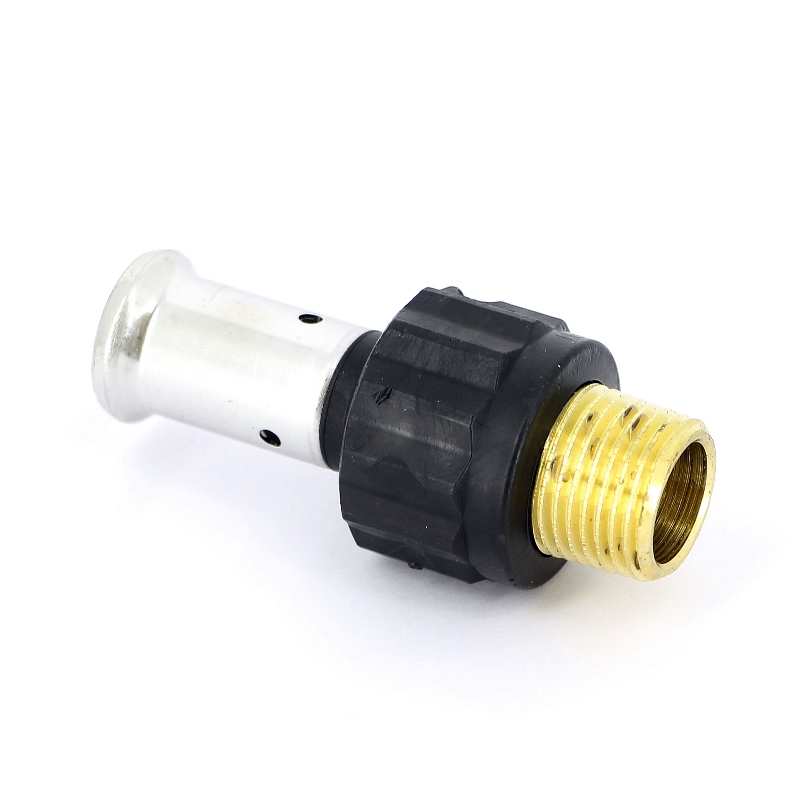 Муфта пресс-Н PVDF HENCO 16x1/2" 17PK1604