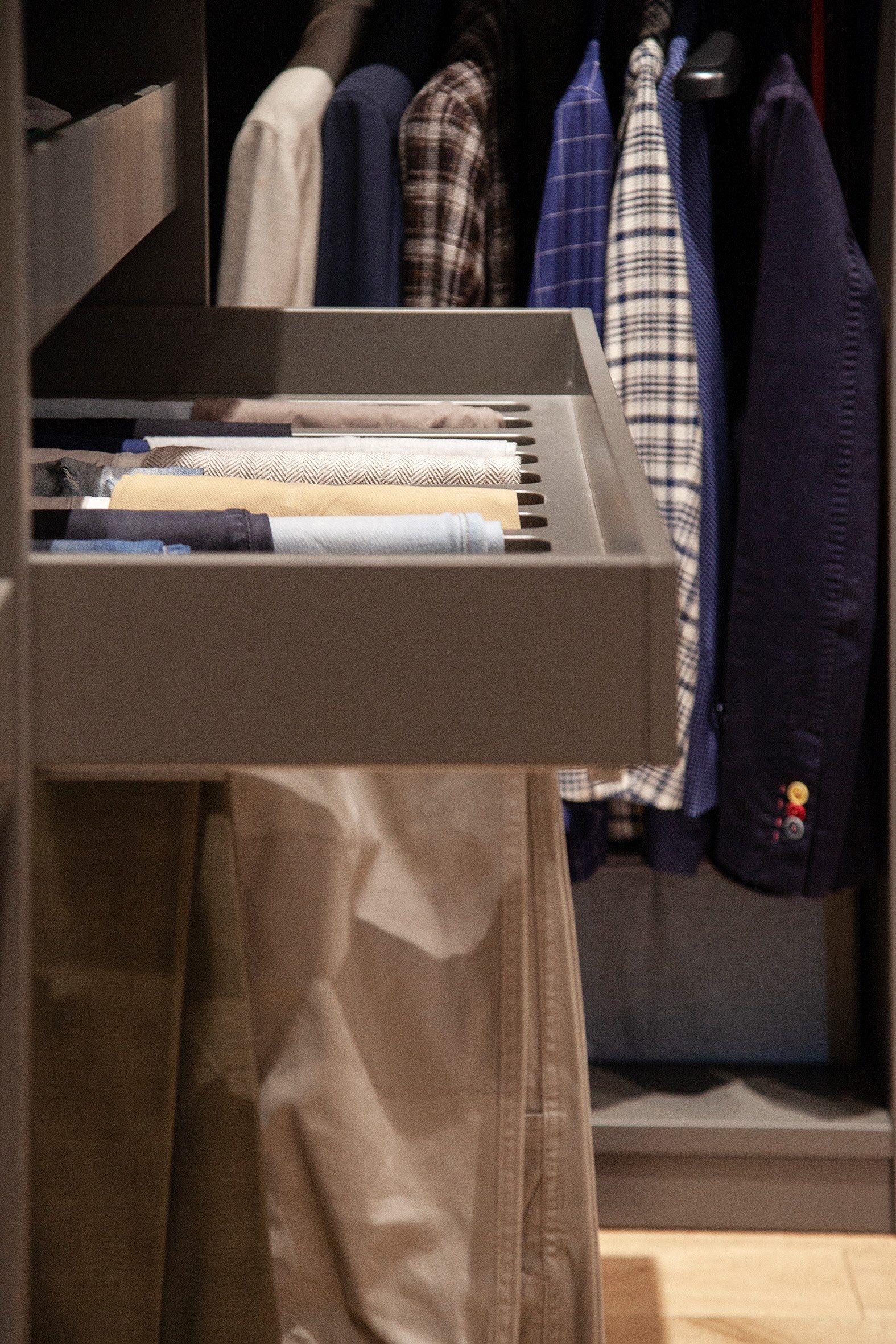 Деревянная секционная гардеробная TM Italia Cucine D90 ARCH-00018736 - Вид №1