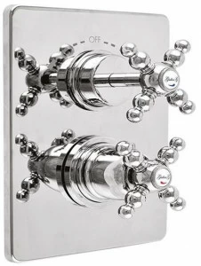 Rubinetteria Giulini Смеситель для душа с термостатом на 2 отверстия Parigi 8213papa