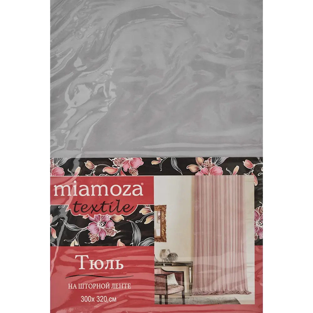 Тюль на ленте «Виола» 300x320 см цвет серый 83325204 STLM-2126160 MIAMOZA  - Вид №6