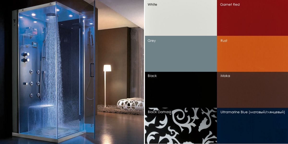 Душевая кабина угловая Tempo INTEGRA 120/80 см 1TPA4D2 Gruppo Geromin - Вид №2