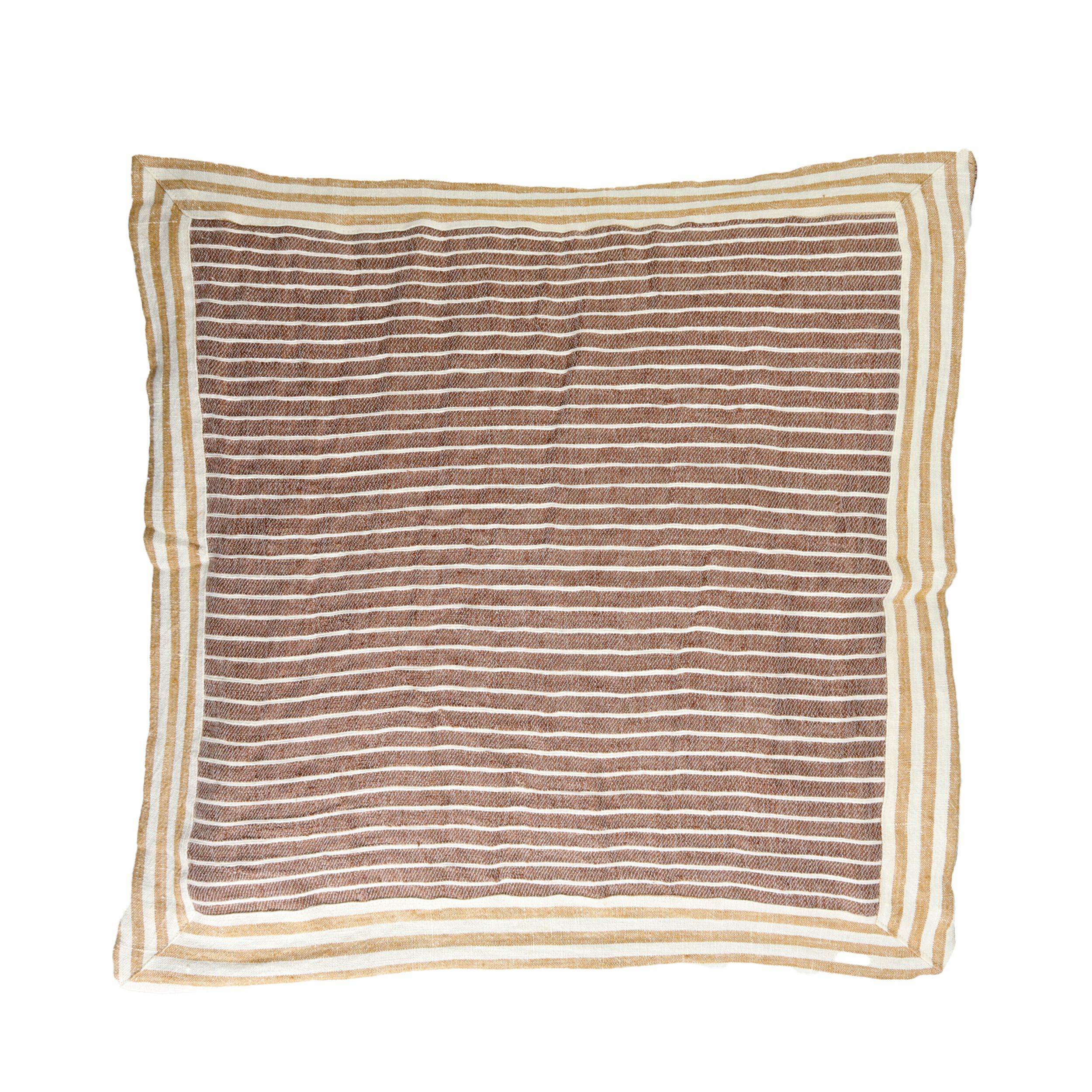 Квадратная льняная подушка POMAX Сен-Тропе ARCH-00058306 - Вид №5