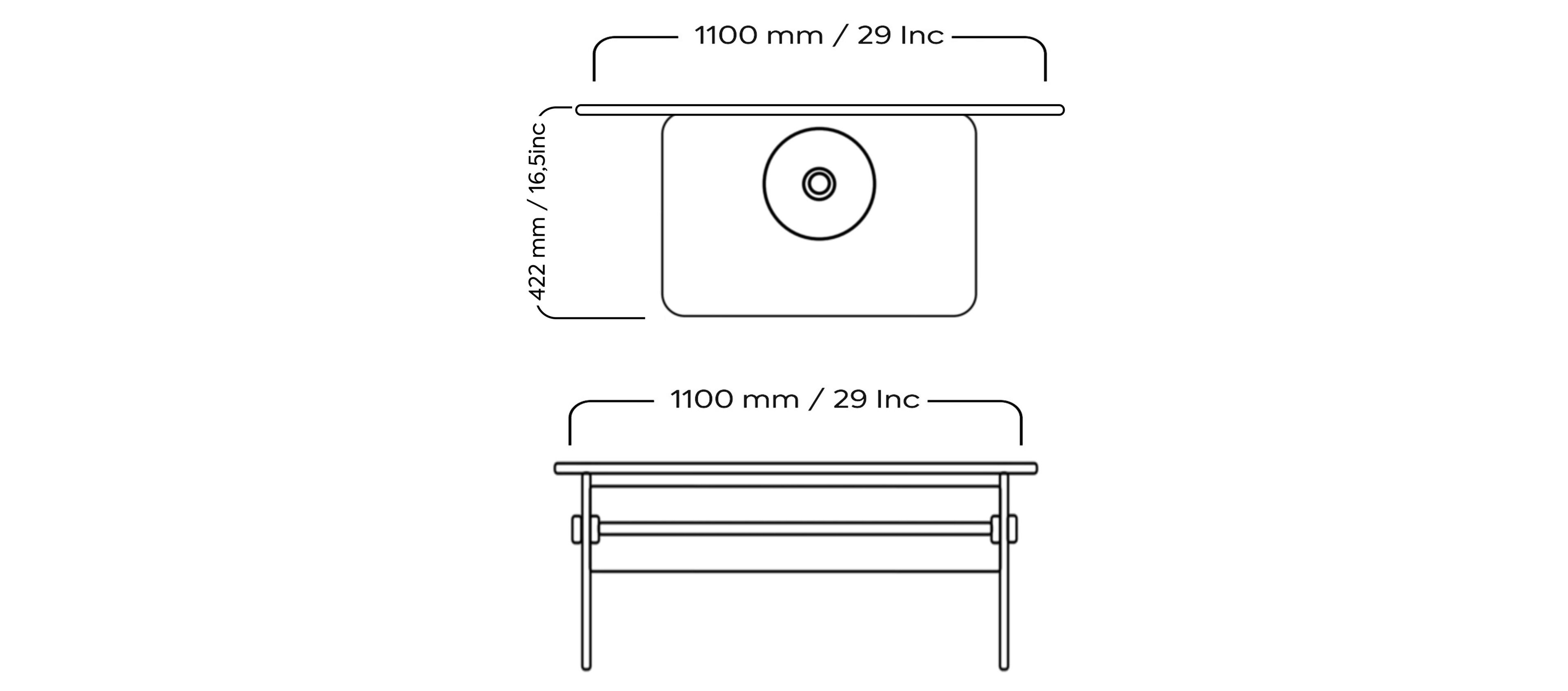 Квадратный стол из ПММА и стекла KUUMO COFFEE TABLE XL MW OLIVE ARCH-00036852 - Вид №4