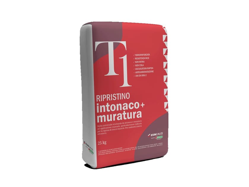 Универсальный структурный раствор из штукатурки и кладки ESINCALCE Esicem ARCH-00105011