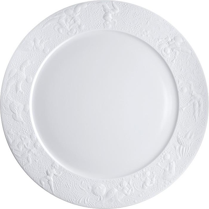 72504 Rosenthal Блюдо для торта Rosenthal Волшебная флейта 42см, фарфор, белое Фарфор 