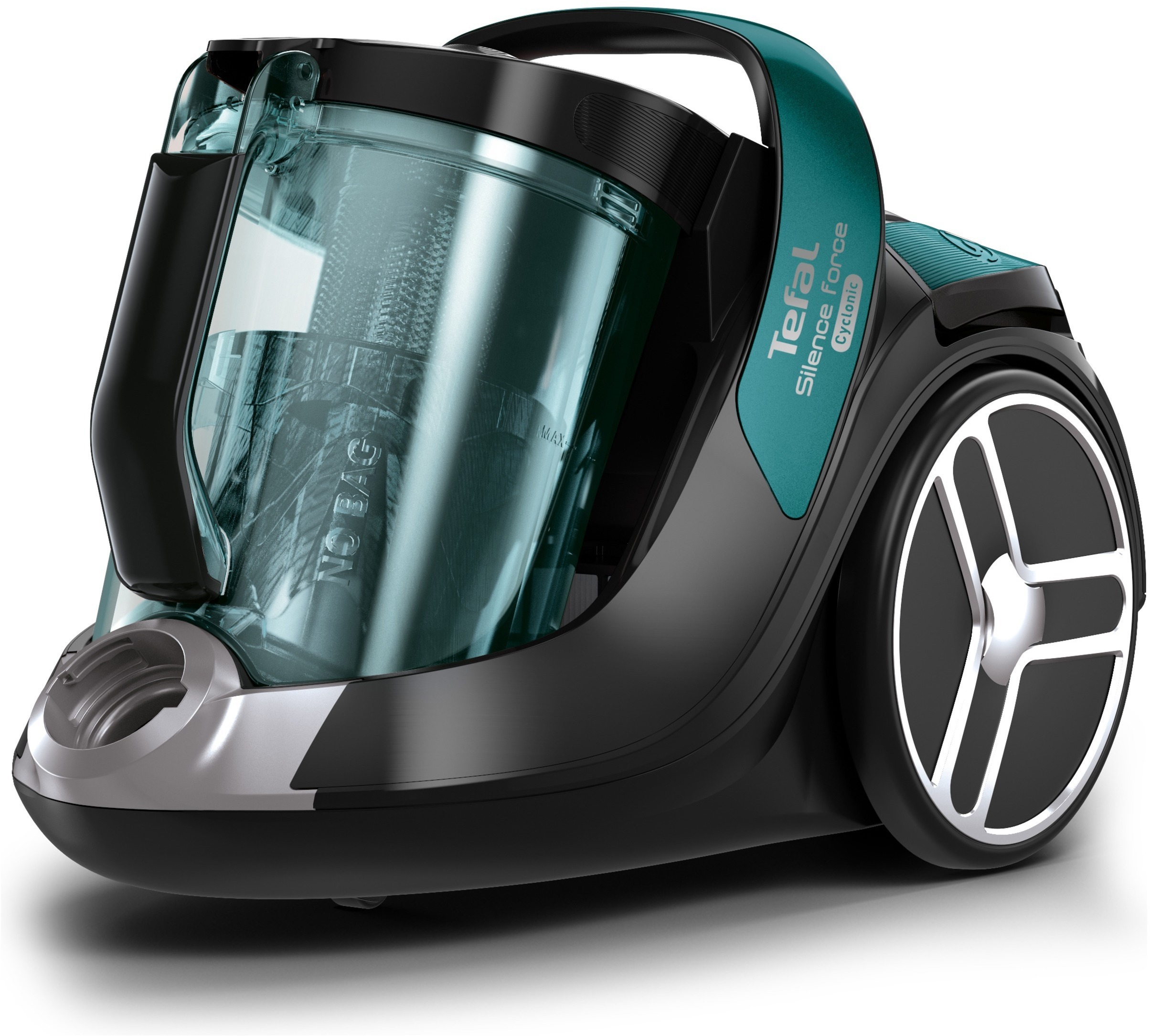 90281765 Пылесос с контейнером TW7272EA Silence Force Сyclonic 550 Вт 2.5 л STLM-0167056 TEFAL
