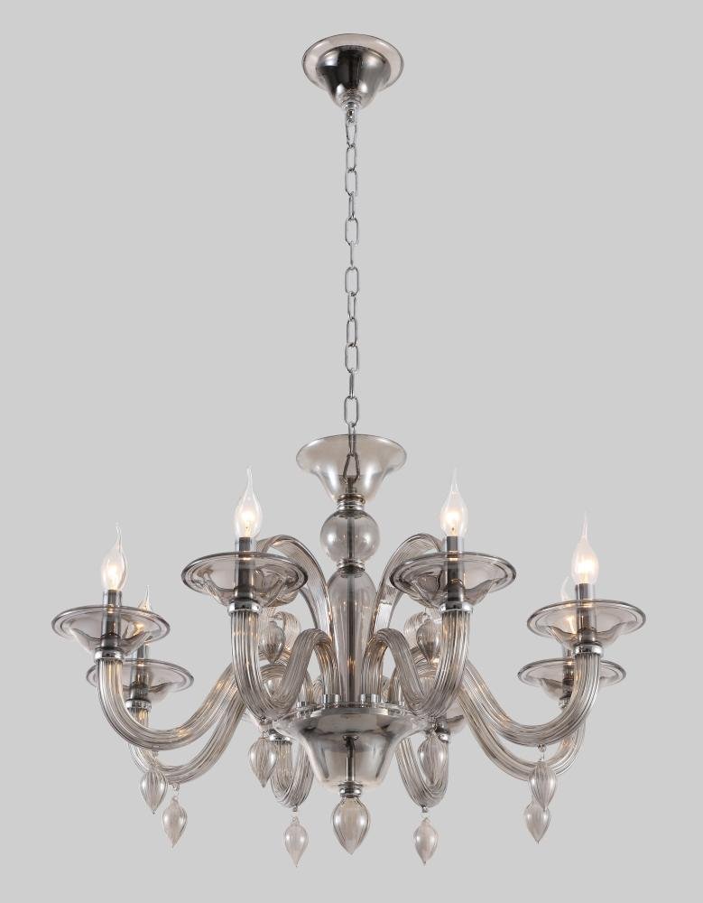 Подвесная люстра Crystal Lux Caetano SP-PL8 Smoke CRYSTAL LUX ДИЗАЙНЕРСКИЕ, CAETANO 220561 Дуб  - Вид №2