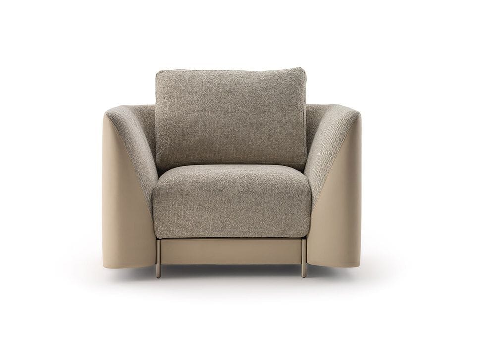 Ткань и кожа кресло для жизни Turri Joel ARCH-00129128