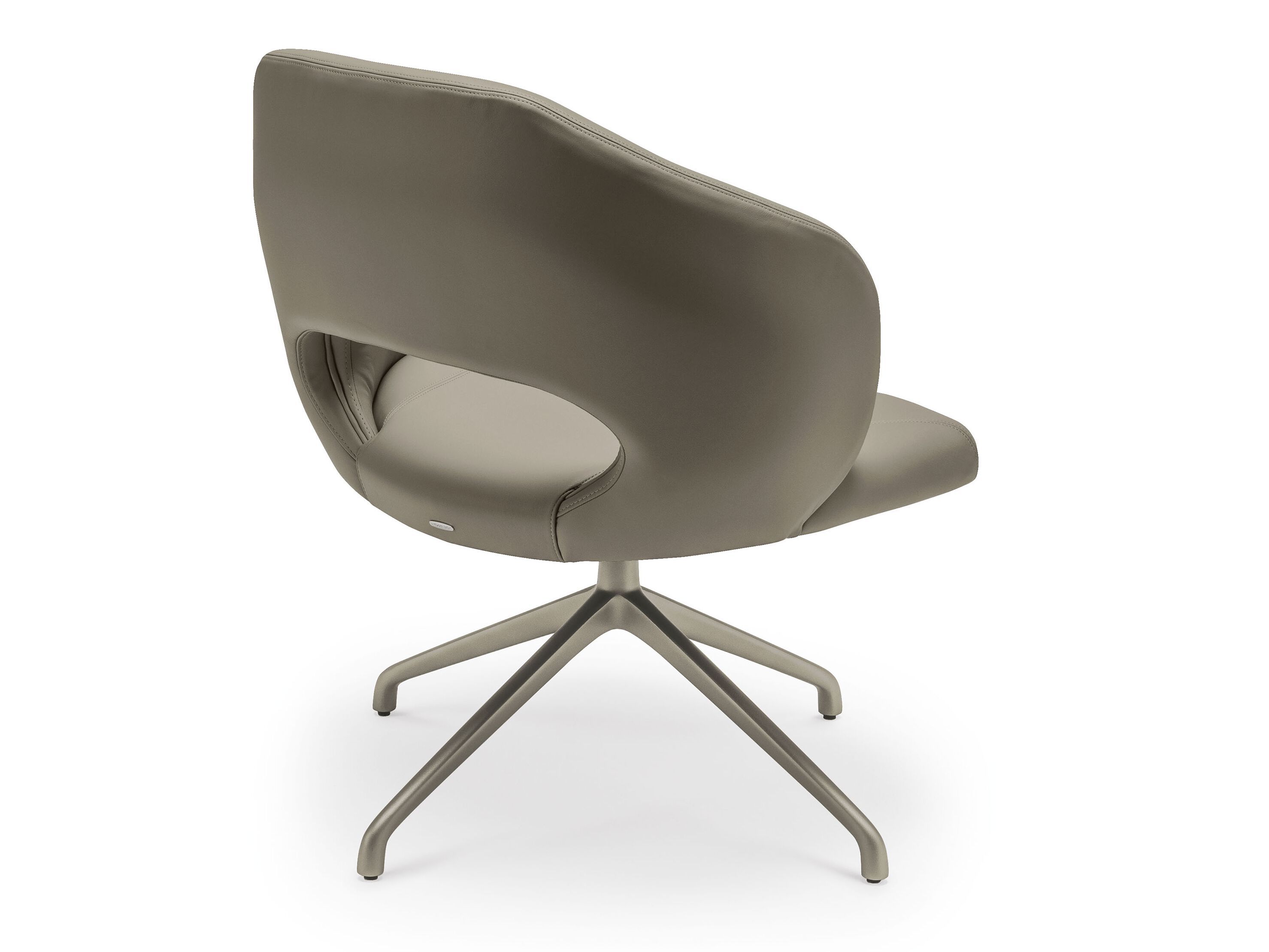 Кожаное вращающееся кресло Cattelan italia ARCH-00087853 - Вид №1