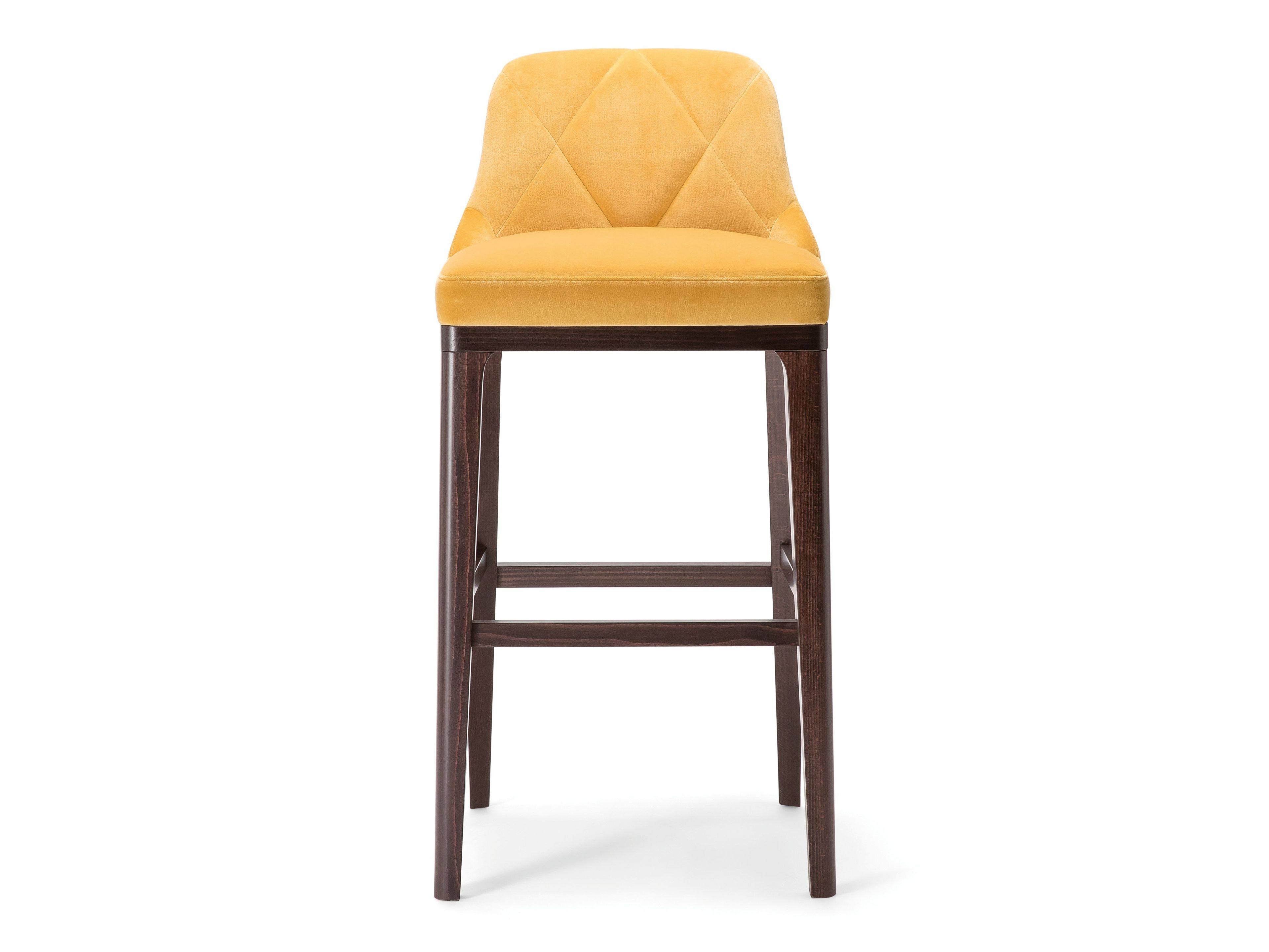 Табурет из массива дерева и ткани со спинкой Tirolo Gill ARCH-00055726 - Вид №3