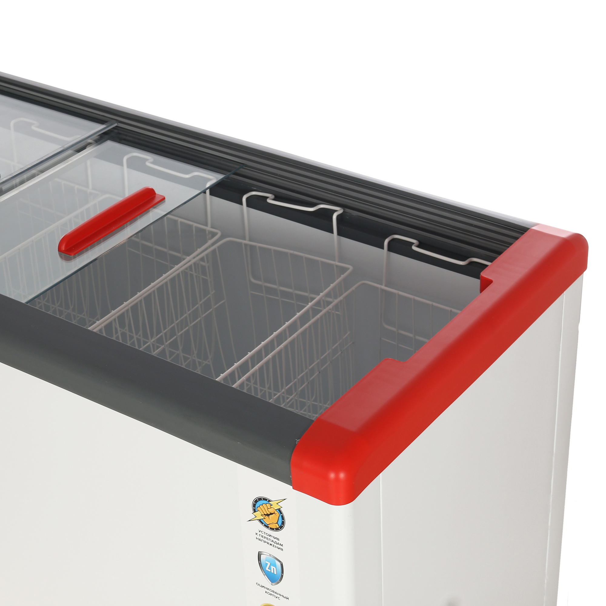 1229586 Морозильный ларь Frostor Gellar FG 600 C белый, красный STDN-0078209 - Вид №3