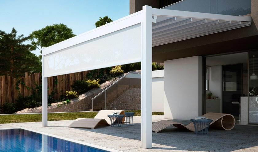 PRATIC F.lli ORIOLI Настенная пергола из алюминия со сдвижной крышкой Pergole sun-id-1396879 - Вид №2