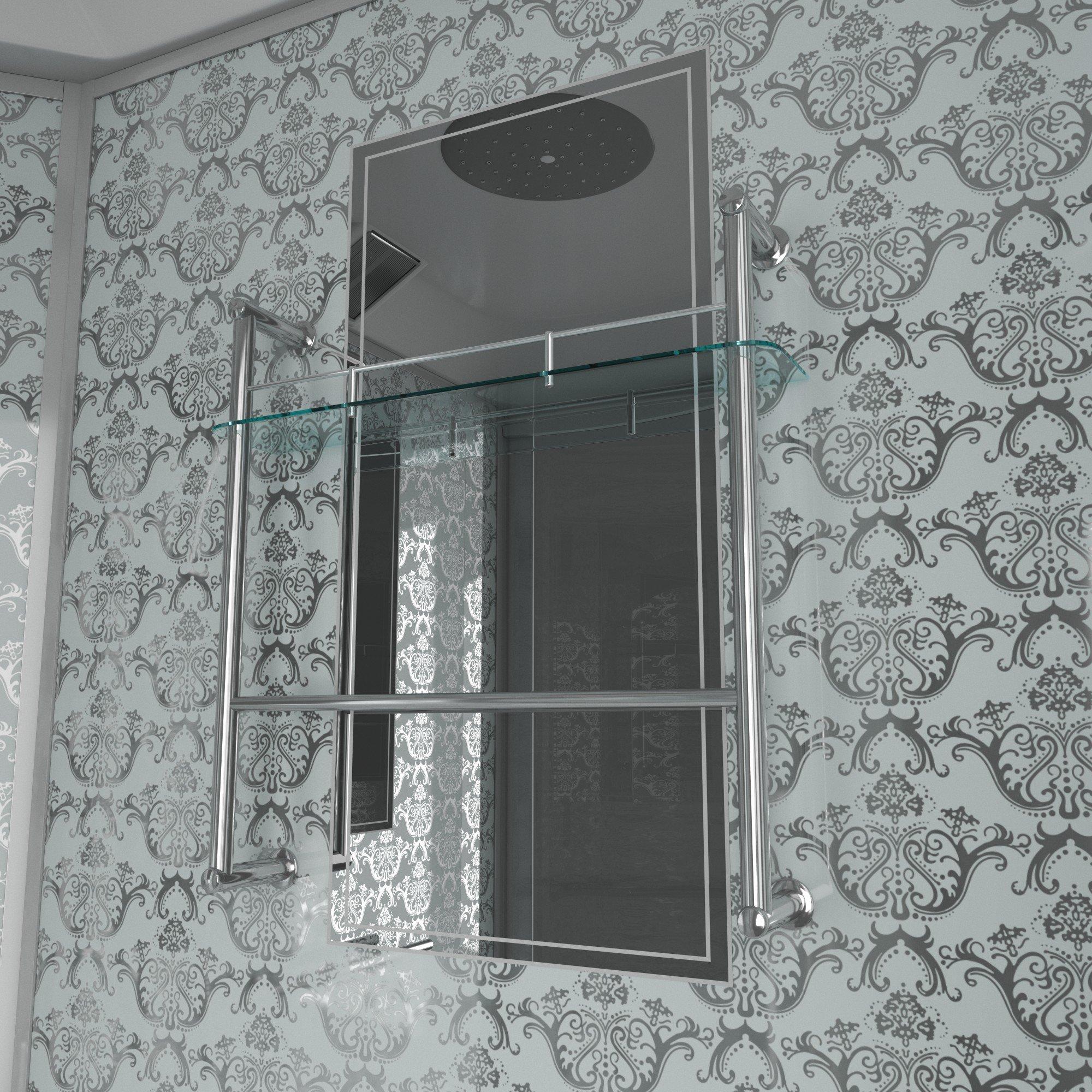 Душевая кабина NG-7744W (1200x1200х2150) высокий поддон стенки БЕЛЫЕ Niagara Luxe - Вид №3