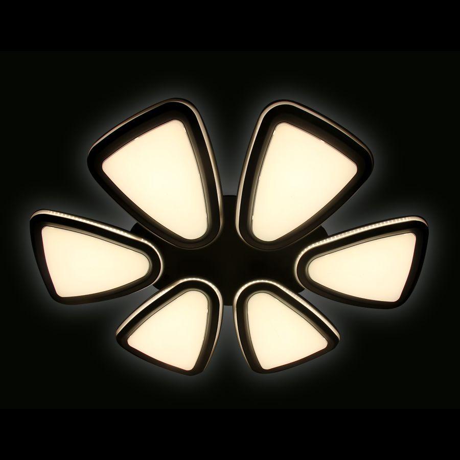 Потолочная светодиодная люстра Ambrella light Orbital Granule FG1014/6 WH/SL 410W D1040*800 AMBRELLA LIGHT ДИЗАЙНЕРСКИЕ, ORBITAL GRANULE 220096 Белый  - Вид №2