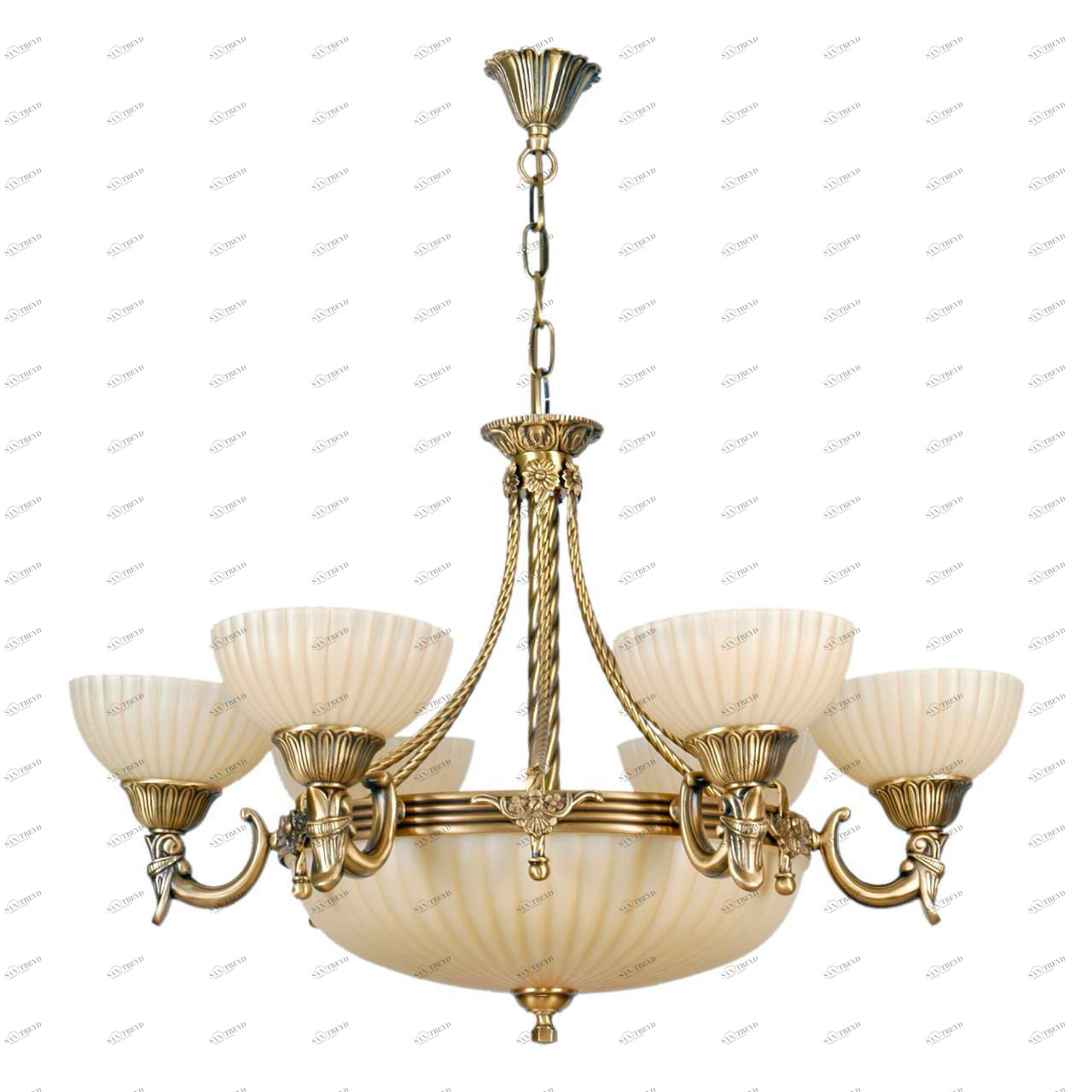 Подвесная люстра MW-Light Афродита 317010809 MW-LIGHT ДИЗАЙНЕРСКИЕ, АФРОДИТА 184611 Бежевый 