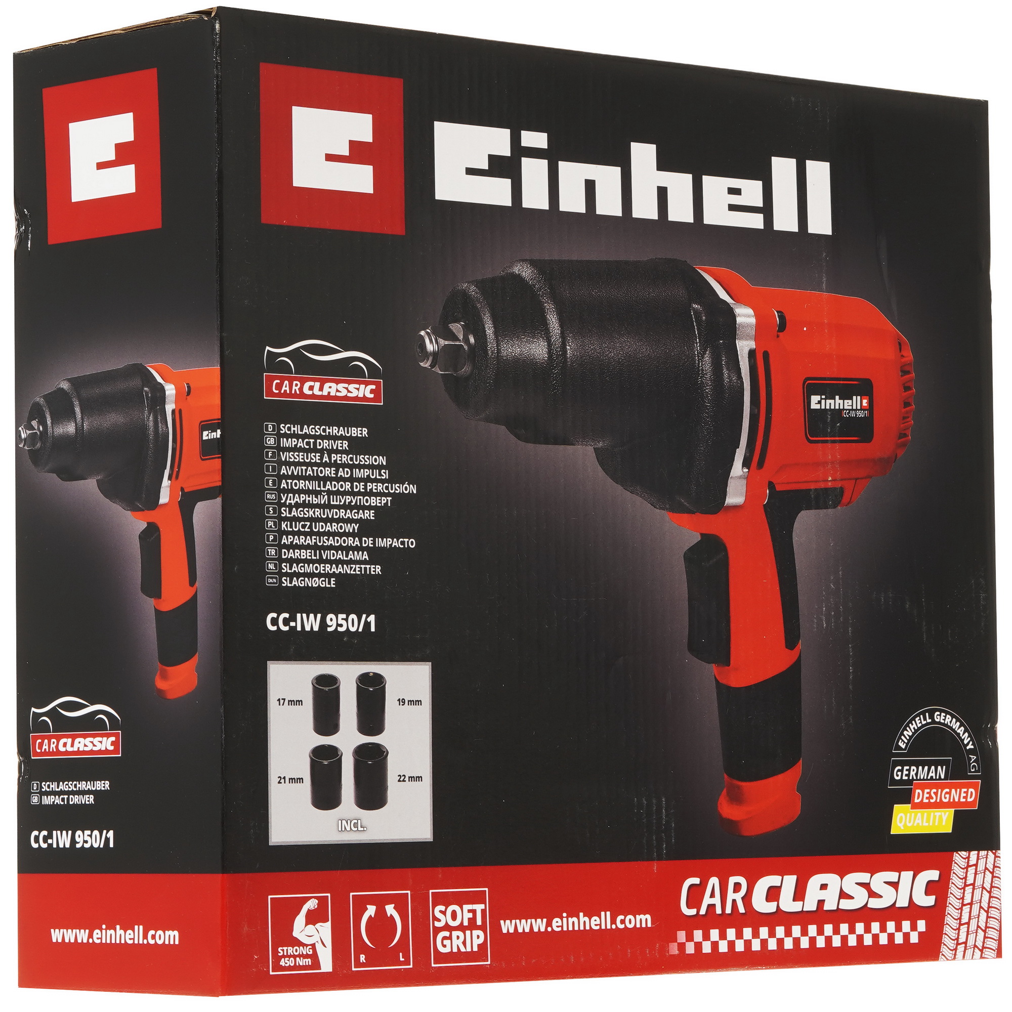 Гайковерт Einhell CC-IW 950/1 5311648 STDN-0085336 - Вид №7