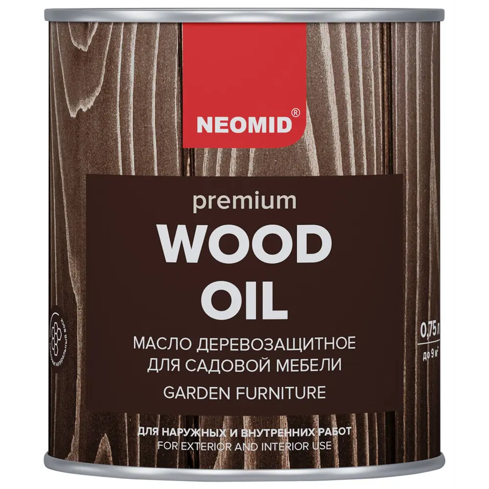 Масло Neomid для садовой мебели и деревянных конструкций 0.75 л - Палисандр 85180738 STLM-0059557 - Вид №1