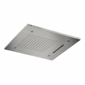 CRIPD380 Квадратная душевая кабина с защитой от накипи 50 x 50 см со встроенным водопадом, форсункой и системой крепления к потолку Cristina Rubinetterie