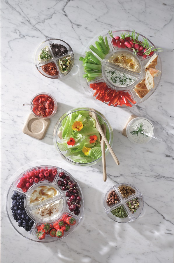 G1461-18-991 Менажница из 4 секций serve, d18 см LSA International  - Вид №1