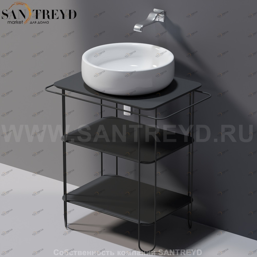 FI60SVBM Напольная раковина стоящая прямоугольная Ceramica Flaminia Filo