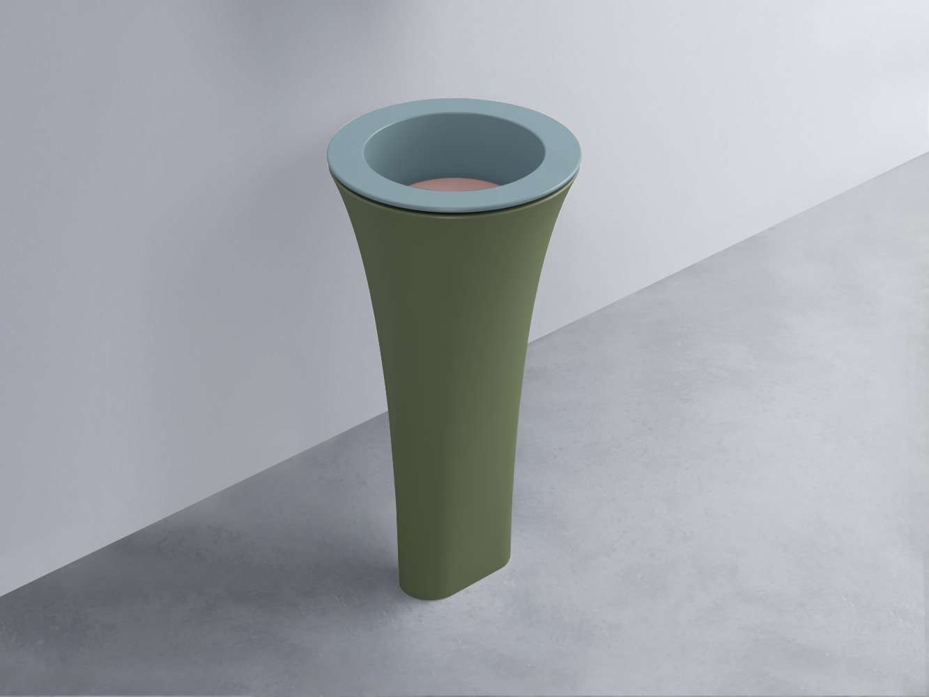 AMLA45-PL+AMPILT-CP+AMCOLT-AG Раковина Amedeo Tondo отдельностоящая cielo Enjoy + Amedeo Ceramica Cielo
