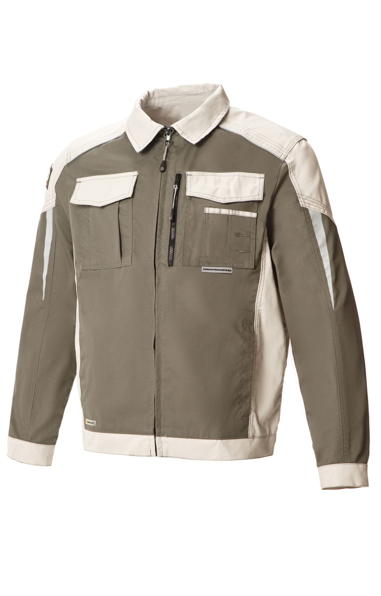 4991515 Костюм  NEW 2 серый хаки с серым песком STATUS  Летняя спецодежда  размер 48-50/182-188  - Вид №1