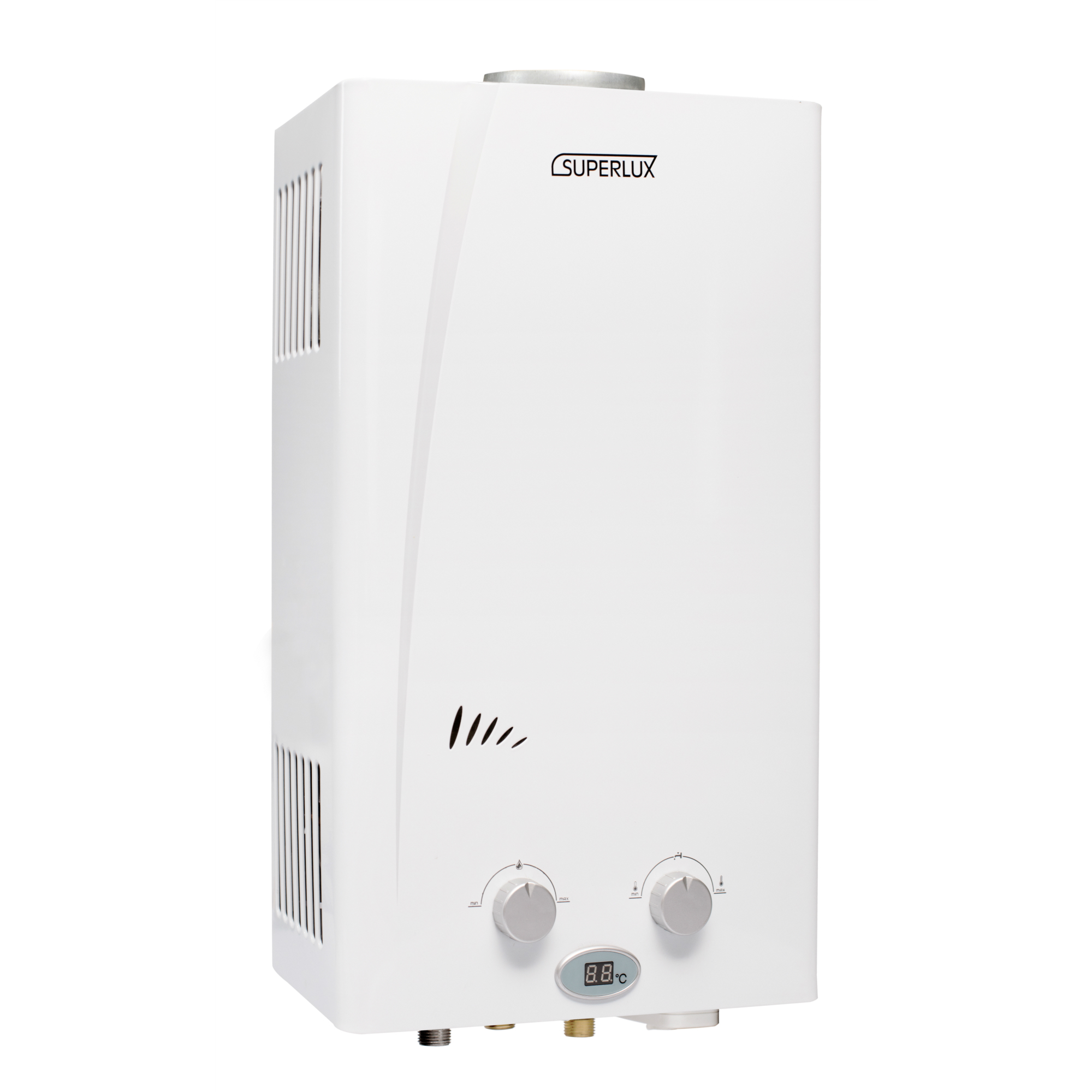 SUPERLUX Газовая колонка 10 л/мин с электророзжигом и защитой от перегрева 13402017 STLM-0003107 - Вид №1