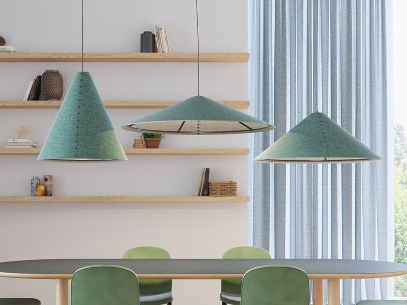 BuzziSpace Акустический подвесной светильник из переработанного пэт для офиса sun-id-1362019 - Вид №1