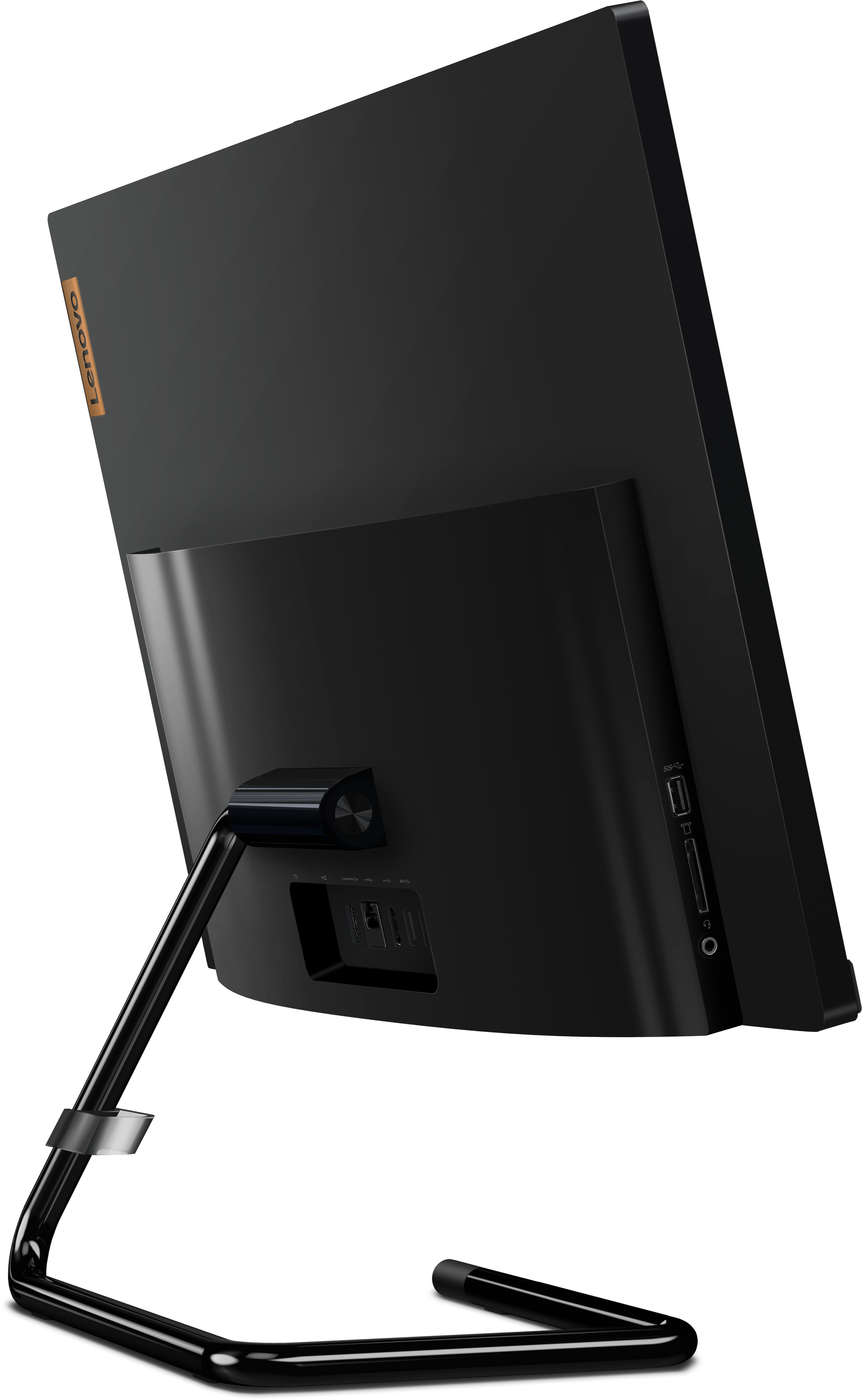 F0EW002CRK ideacentre aio 3 24are05 23.8"(1920x1080)/amd ryzen 3 4300u(2.7ghz)/4096mb/256ssdgb/dvdrw/int:amd radeon/bt/wifi/war 1y/6kg/black/w10 + keyboard, mouse usb Lenovo Santreyd  - Вид №7