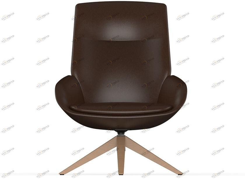 ACTIU Кресло на козелке в коже с подлокотниками Noom sun-id-1375743