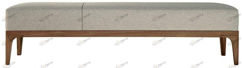 HC28 Cosmo Мягкая скамья из ткани Pianpian T18