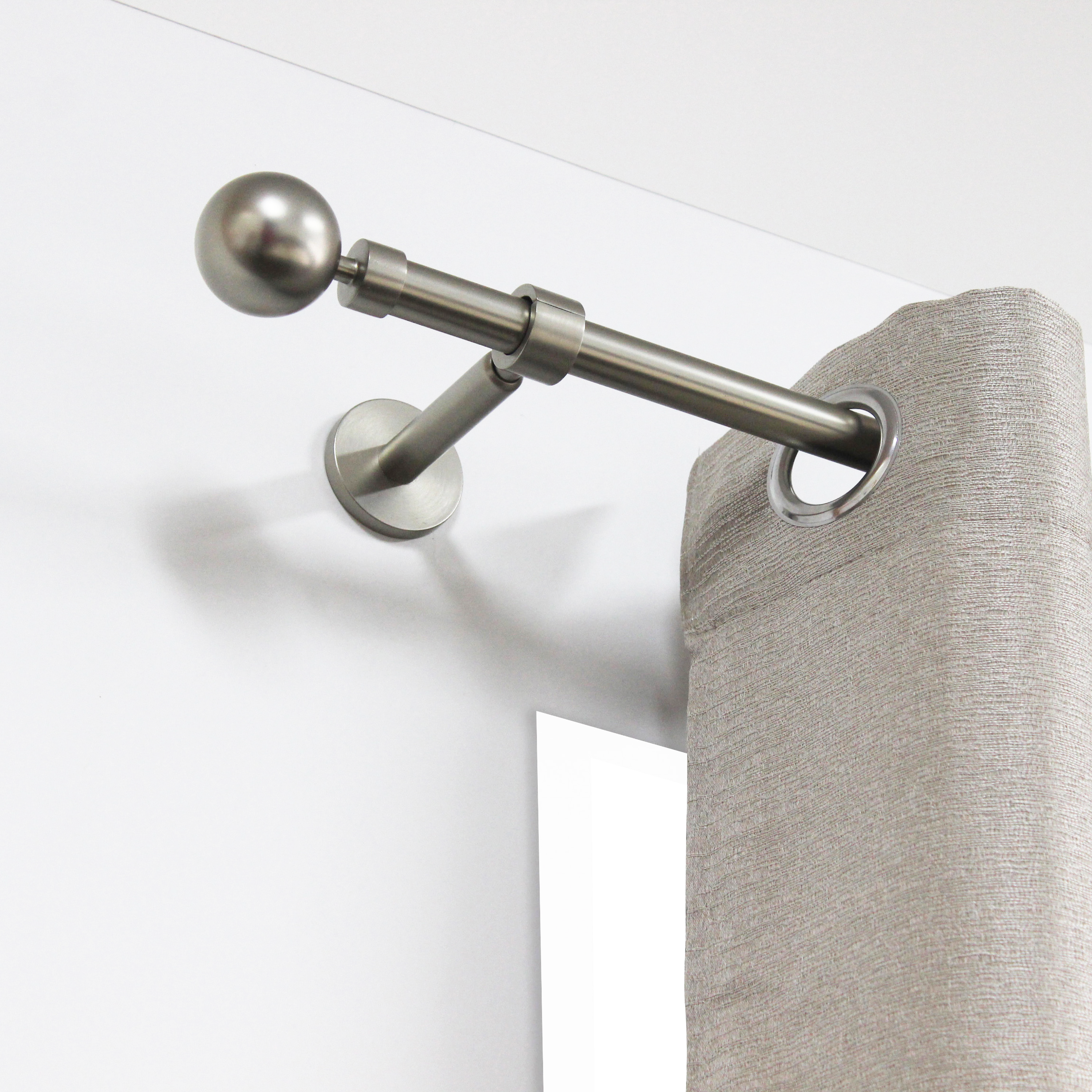 INSPIRE Наконечники для карнизов «Классический шар» матовый никель 6 см 82549333 STLM-0029532 - Вид №4