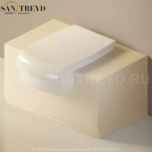 Flaminia UNA Консоль для унитаза или биде от 75 до 135 см бежевая UNA75WB.1015