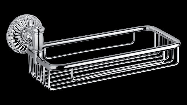 AA134 Мыльница в ванную, подвесная, сетчатая, латунная bagno&associati AIDA Bagno & Associati