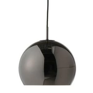 Лампа подвесная Ball, ø25 см, темный хром в глянце