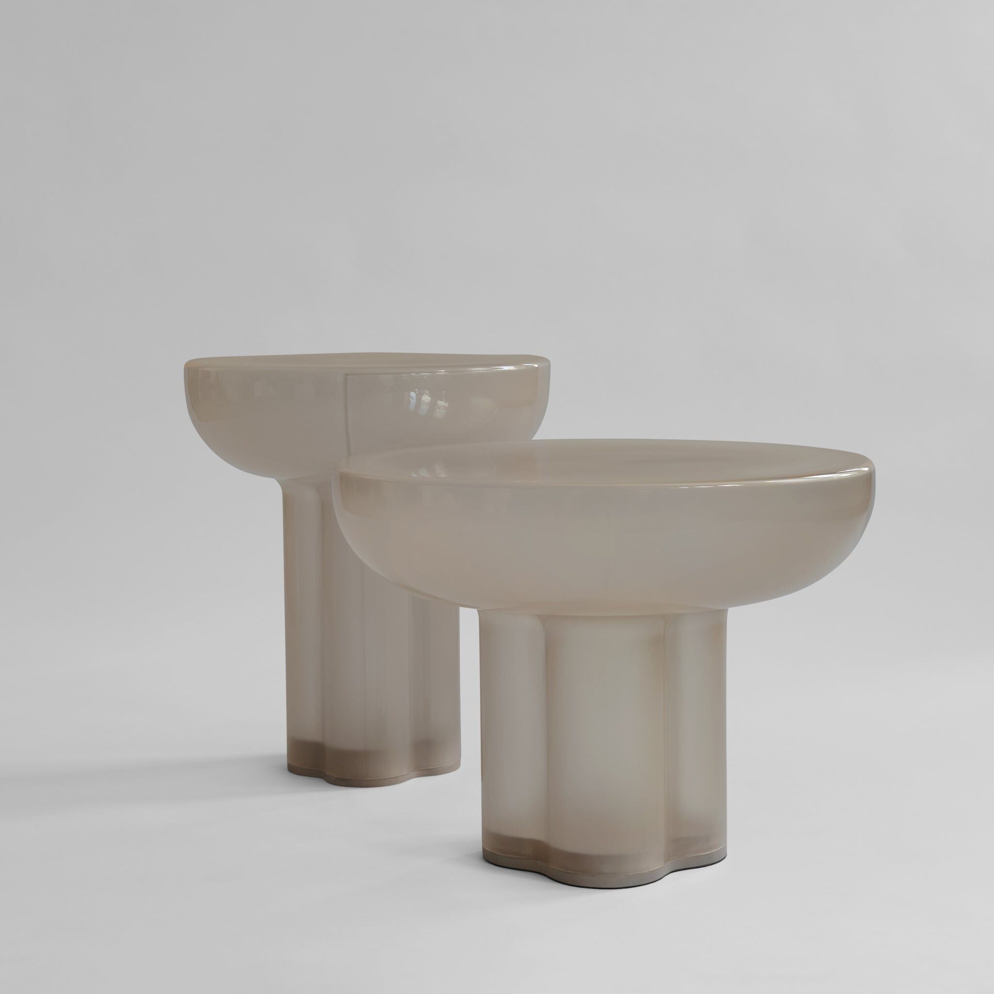 Высокий стеклянный журнальный столик 101 Copenhagen Crown ARCH-00045584 - Вид №4