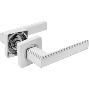 Ручка дверная на розетке Reinz Арона, цвет белый хром