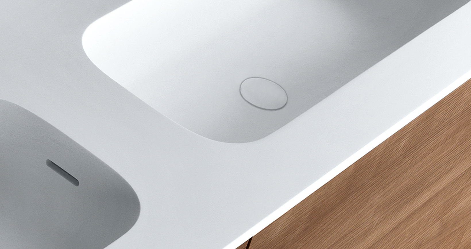 Round Интегрированные столешницы с умывальником Falper  - Вид №2