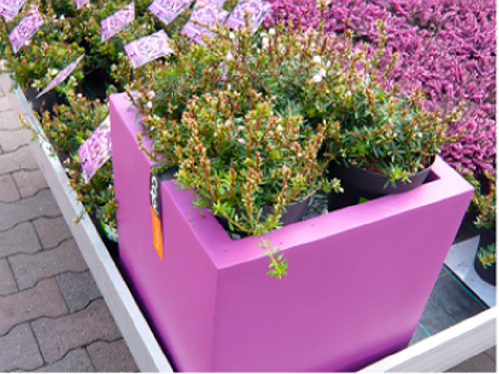 Кашпо коллекции "Ардена" АD-01-40 40/40/40 ГеоПластБорд GPBST-99 - Вид №4