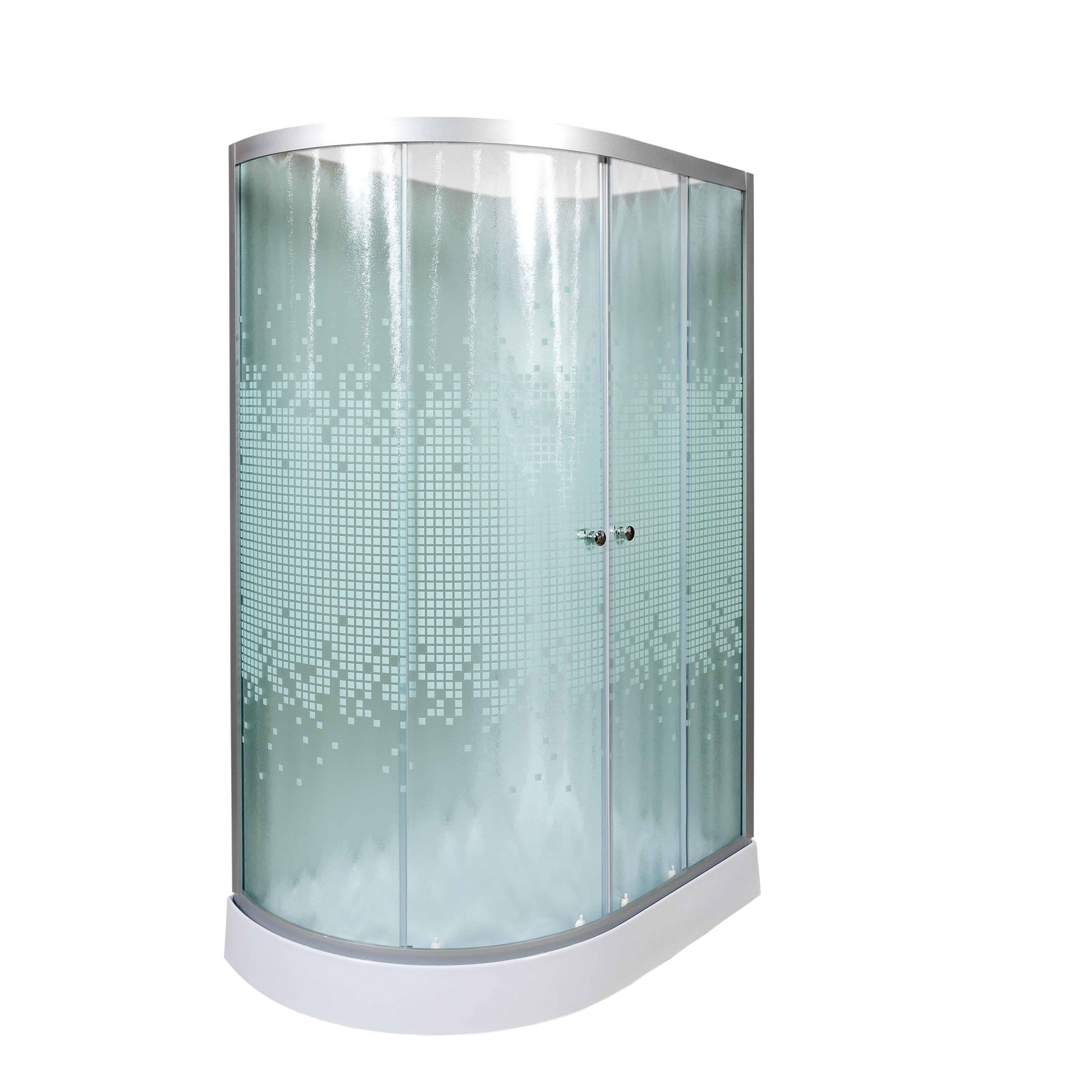 BМ1590 N LED с гм. BLACK Душевая кабина DETO Серия ВМ L 902 R N с гидромассажем - Вид №13