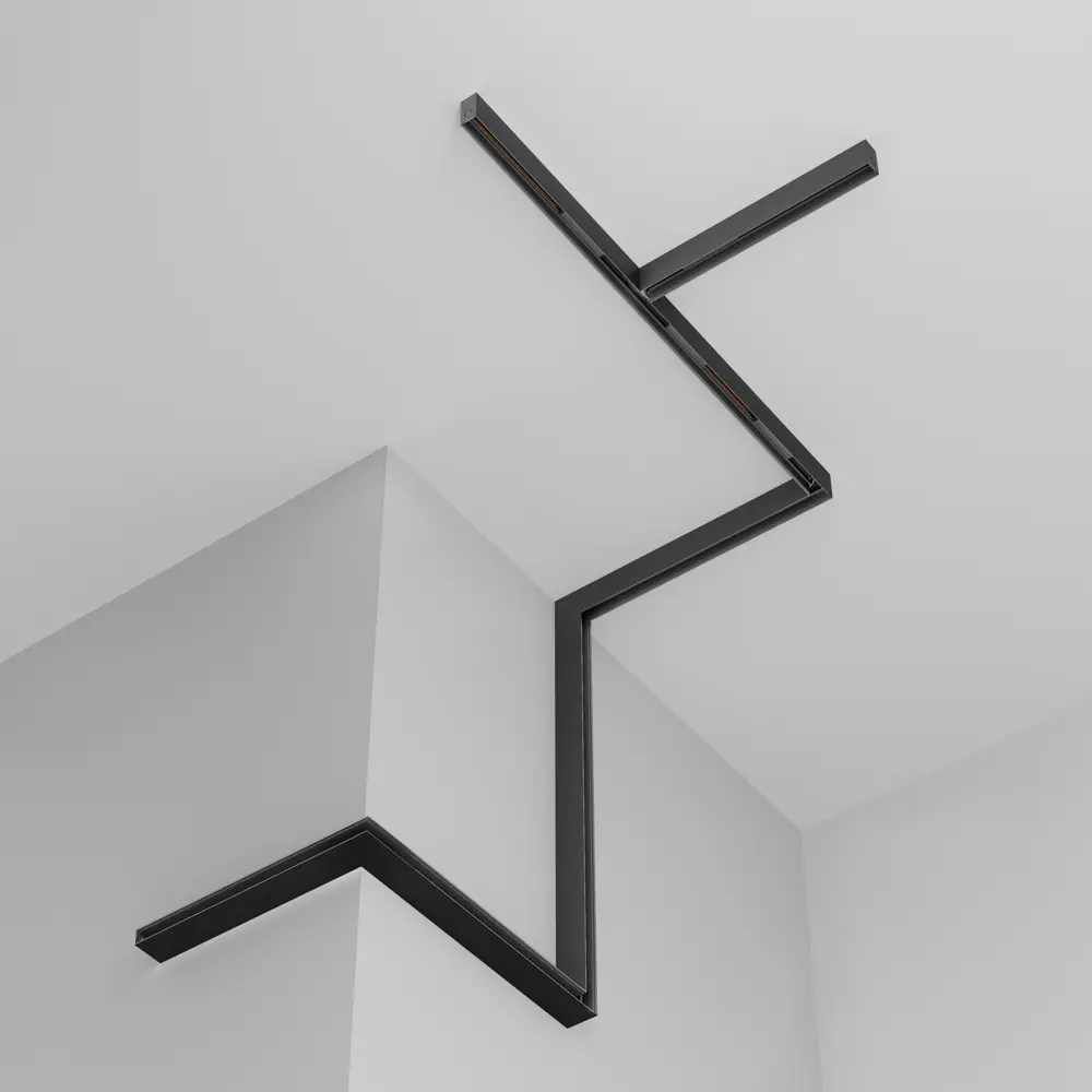 Шинопровод встраиваемый трехфазный Maytoni TRX034-422B 2 м цвет черный STLM-2095559 - Вид №9