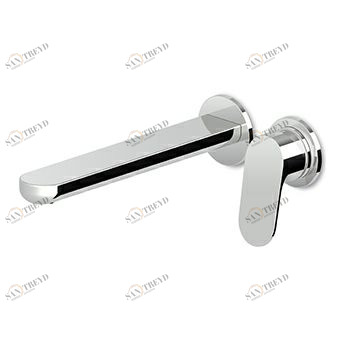 ZKK672 - R99499 - R99815 Встраиваемый однорычажный смеситель для раковины с аэратором на 2 отверстия. Длина горловины 215 мм. Zucchetti Nikko 