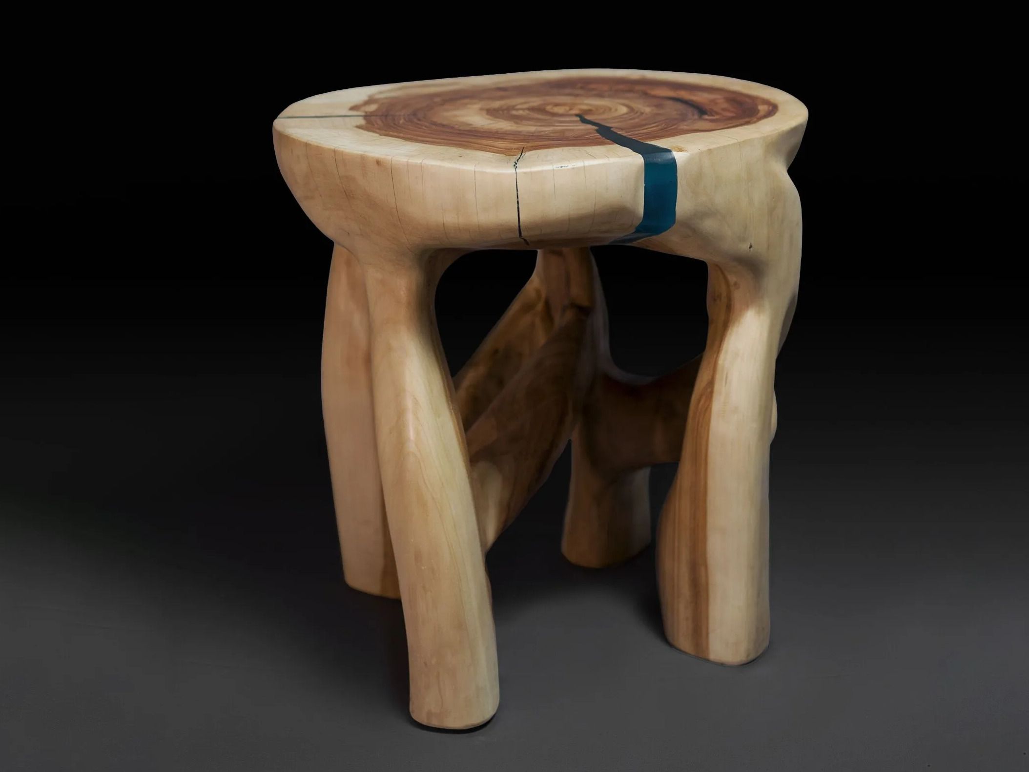 Деревянный табурет / журнальный столик Logniture Satyrs ARCH-00099371