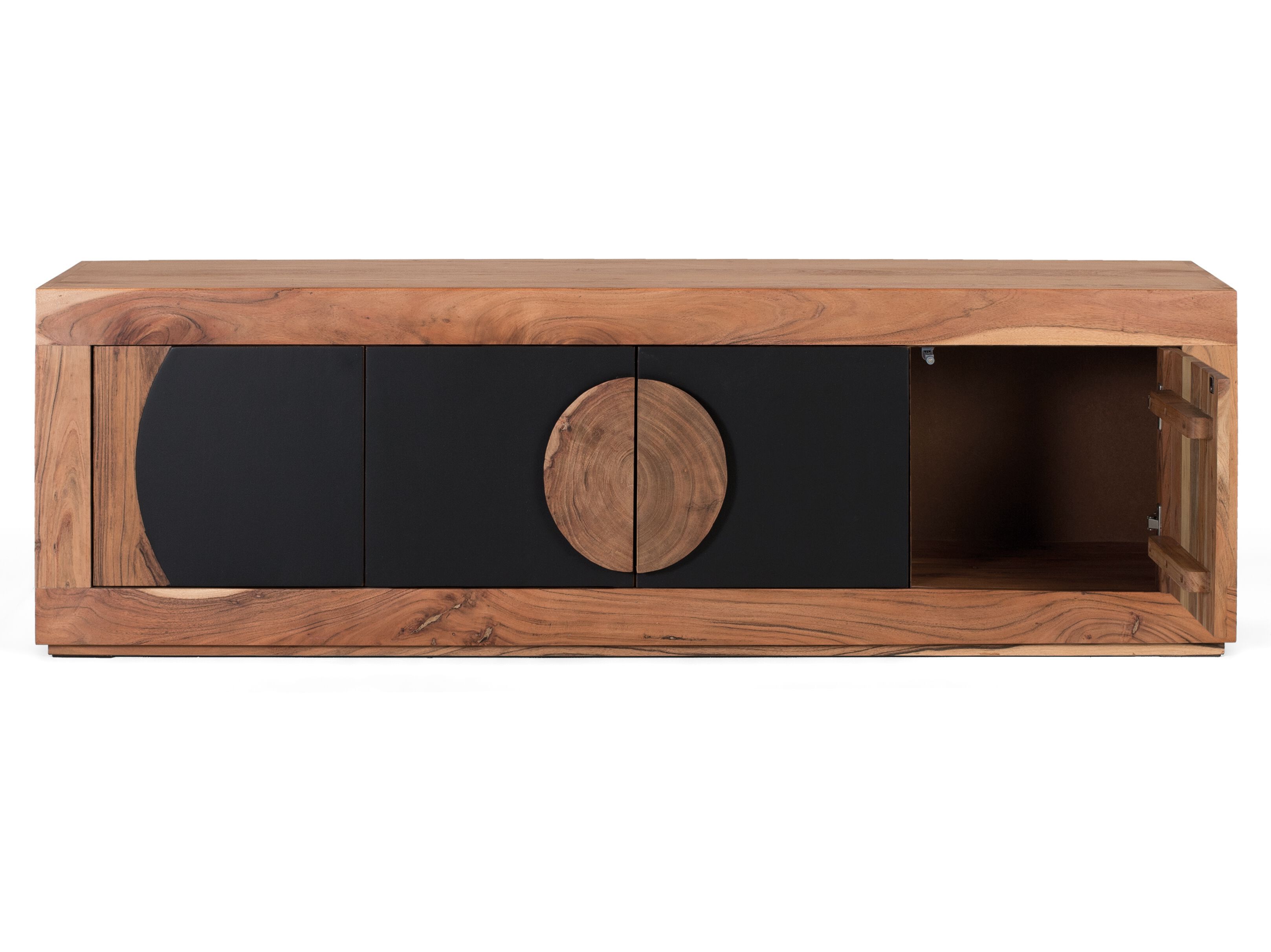 ТВ-шкаф из акации с распашными дверцами Giner y Colomer Essence ARCH-00074366 - Вид №3