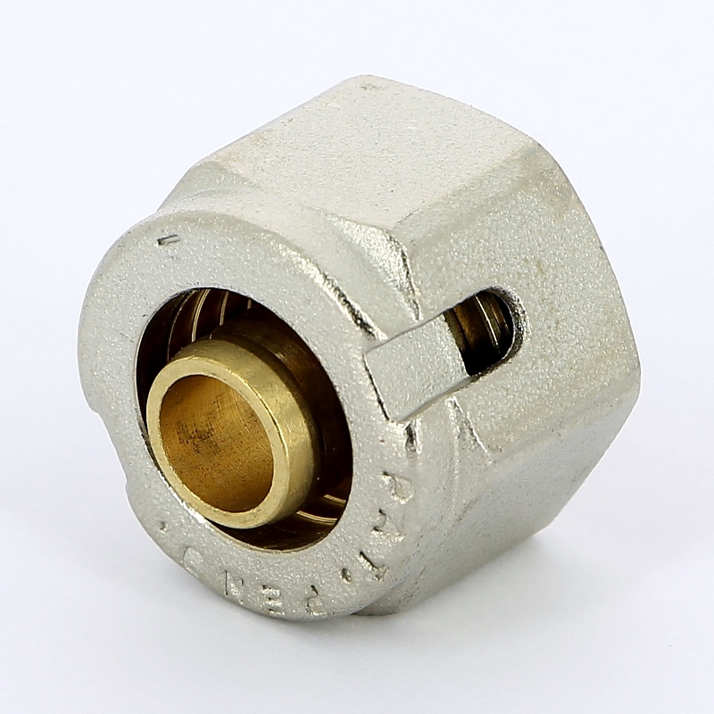 Соединитель для PEX-трубы обжим EMMETI 16х2(М24х19) 28100334 - Вид №1