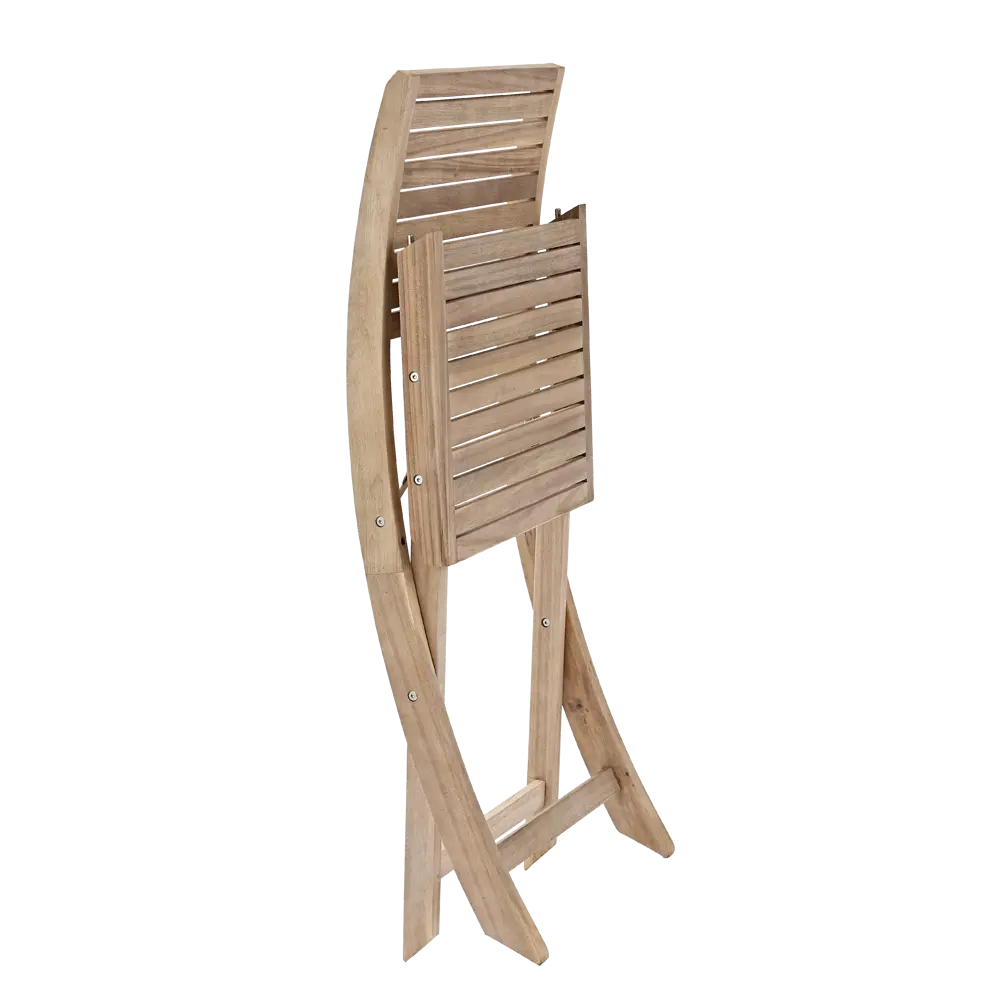 Стул складной Naterial Origami 42x56x91 см акация цвет белый 2 шт STLM-2166060 - Вид №3