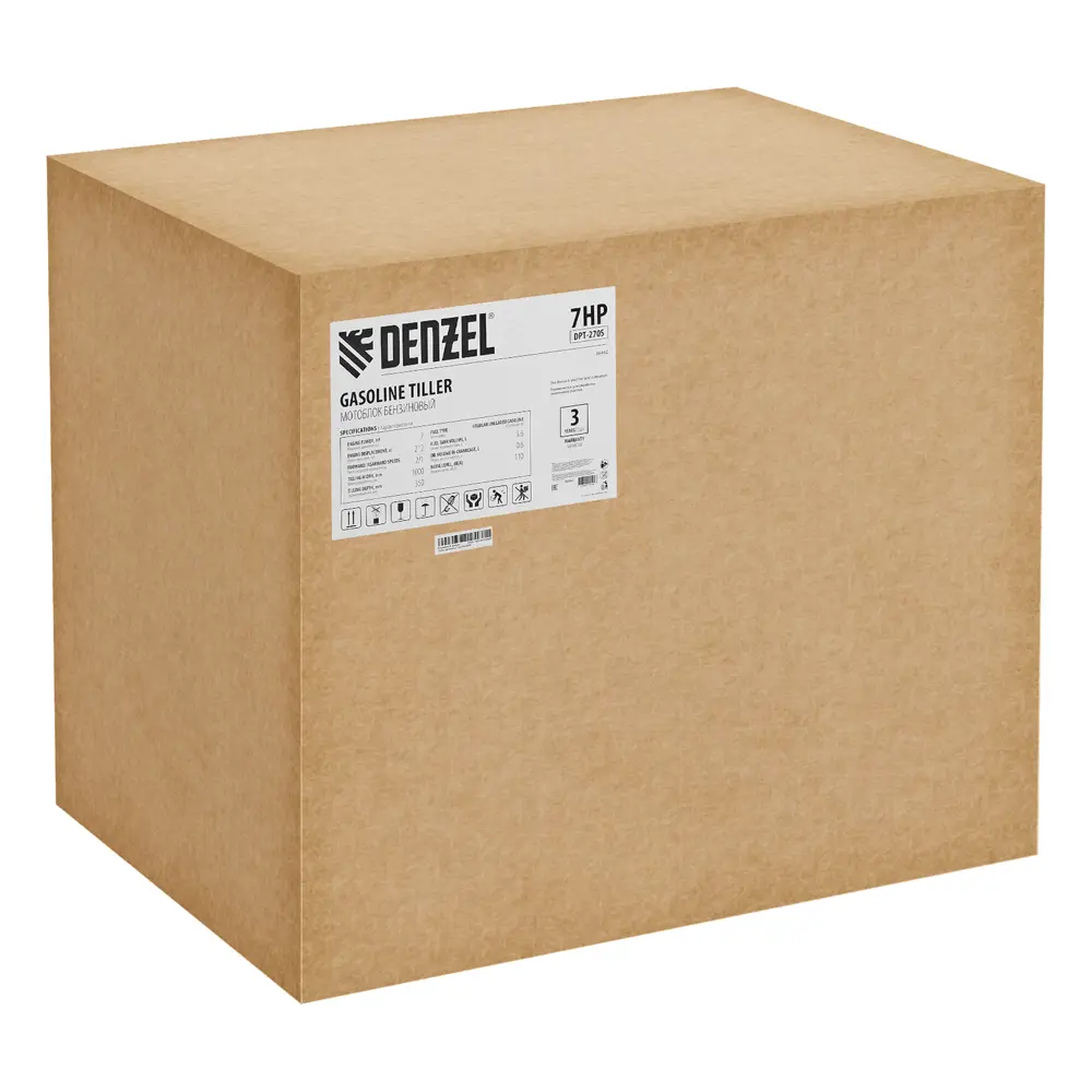 Мотоблок DENZEL DPT-270S с бензиновым двигателем 7 л.с. 89365317 STLM-1580281 - Вид №9