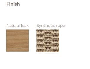 Садовое кресло из тикового дерева с подлокотниками POINT Paralel ARCH-00001965 - Вид №4